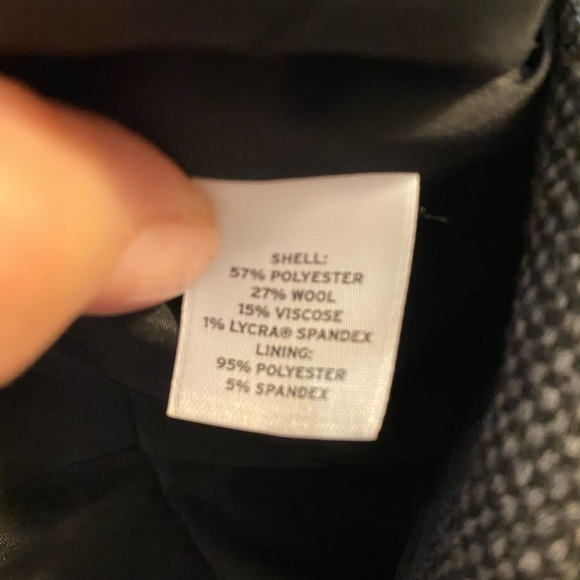 Halogen Gray Moto Wool Jacket - Picture 8 of 8